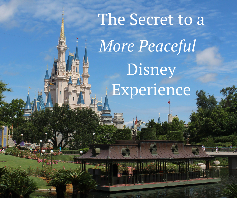 Title: The Secret to a More Peaceful Disney Experience